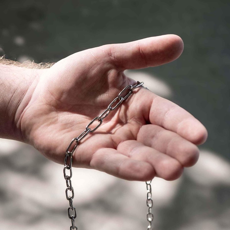 SCREW REBEL 2.0 mm Thick Stainless Steel Chain A4 Rustproof