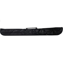 Soft Black Vinyl Padded 2 Piece Cue Case Split Pool,Snooker,Billiards NEW