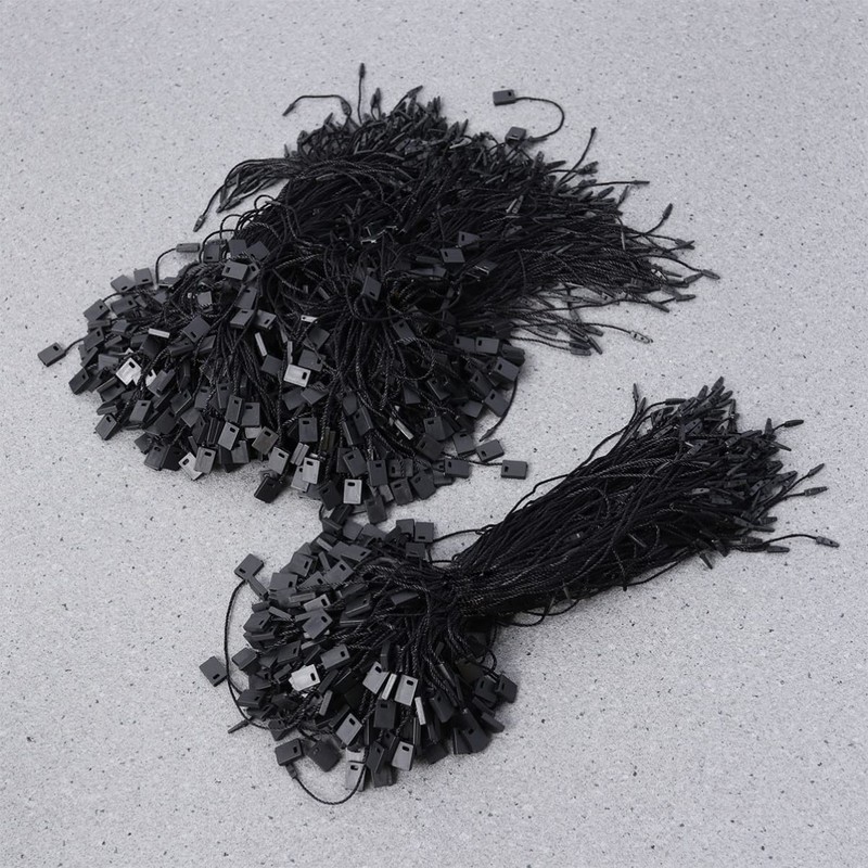 Healifty Pack of 950 Black Tag String Nylon Lock Black