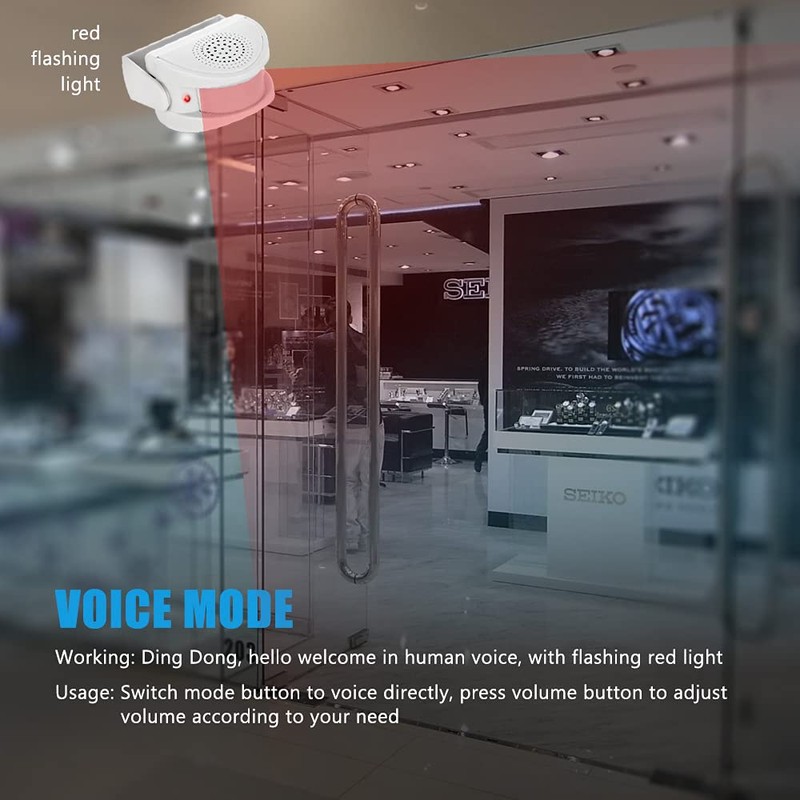 KERUI Wireless PIR Motion Sensor Door Bell Shop Visitor Alert
