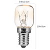 Uonlytech 4PCS Microwave Light Bulb 25W E14 LED Oven Bulb