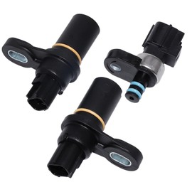 45RFE 545RFE 68RFE Automatic Transmission Input Output Speed Sensor 3pcs Kit Updated Pressure Transducer Sensor for 1999-Up Dodge RAM for Chrysler Grand Cherokee 04799758AD 4799061AB