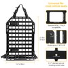 2Pcs Rigid Molle Panel for Vehicles, Storage Back Seat Truck