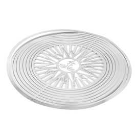 Nicear 3d Stainless Steel Wind Spinner Hanging Ornament Sun Spiral Wind Chime With Gazing Ball 360° Rotating Outdoor Garden Art 17.7cm Diameter