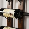 Wall Mounted Wine Rack | Rustic Barrel Stave Hanging Wooden