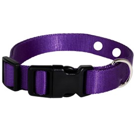 Replacement E Collar Strap Compatible with Mini Educator Dog Collar, Pet Safe Wireless Fence Collars, Invisible Fence Replacement Collars, Replacement Collar for Shock Collar (Purple)