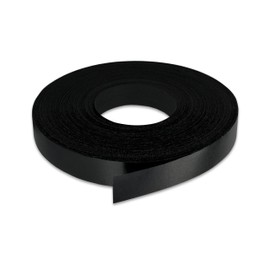 Black Edge Banding 3/4 inch x 25 ft Melamine Iron On Adhesive Edging Cabinet Repair Laminate Shelf Board Countertop Furniture Strip Wood Veneer Tape Trim Peel Stick Cabinet Molding Vinyl PVC Iron