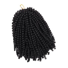 PACKOVE Curly Braid Hair Wig for Women Natural Looking Periwig with Low Temperature Flame Retardant Synthetic Hairpiece for Fashionable Crochet Locs Style