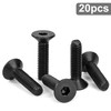 Tunejoy Pack of 20 M4 x 16 mm countersunk head