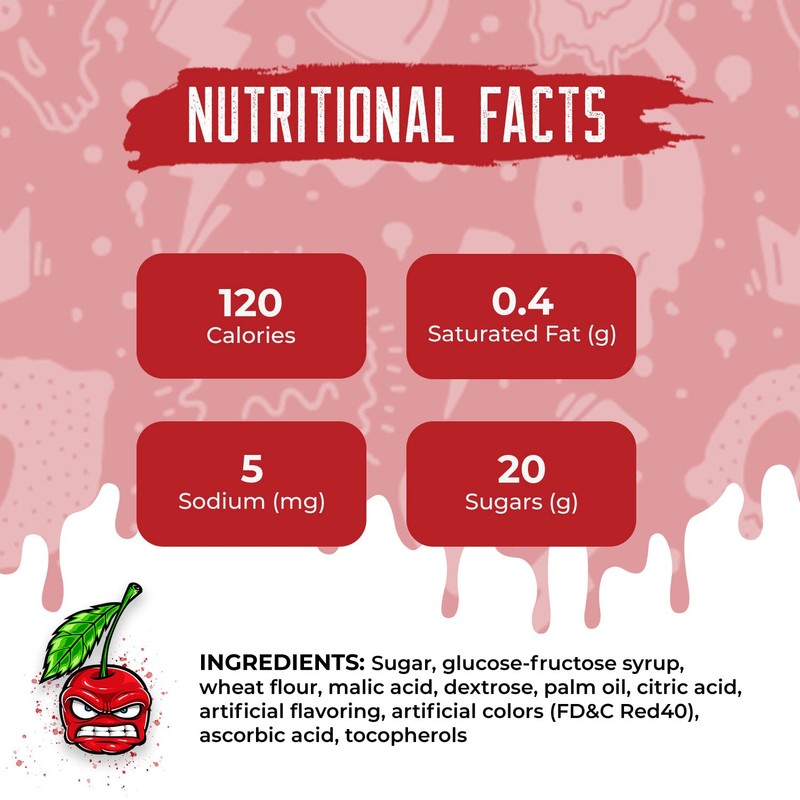 SOUR STRIPS SOUR STRIPS Wild Cherry Flavored Candy | Deliciously