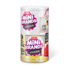 Mini Brands Fashion 2 Capsule by ZURU Real Miniature Fashion Brands Collectible Toy, 2 Capsules of 5 Mystery Miniature Brands for Girls, Teens, Adults and Collectors (2 Capsule)