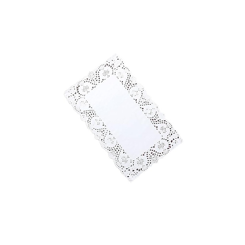 Rectangle Paper Doilies - 12 inch x 16 inch White