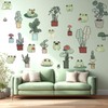 VePret Large Cute Green Frogs Wall Decals Peel and Stick,