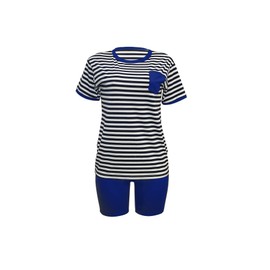 TOPONSKY Women Travel Jogger Spandex 2 Piece 2pc Outfit Sets Workout 2024 Royal Blue M