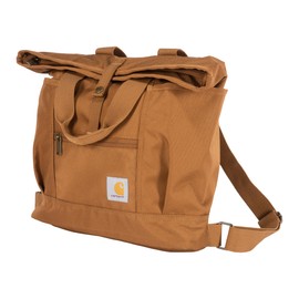 Carhartt, Durable Bag with Adjustable Straps and Laptop Sleeve, Convertible Backpack Tote Brown, One Size