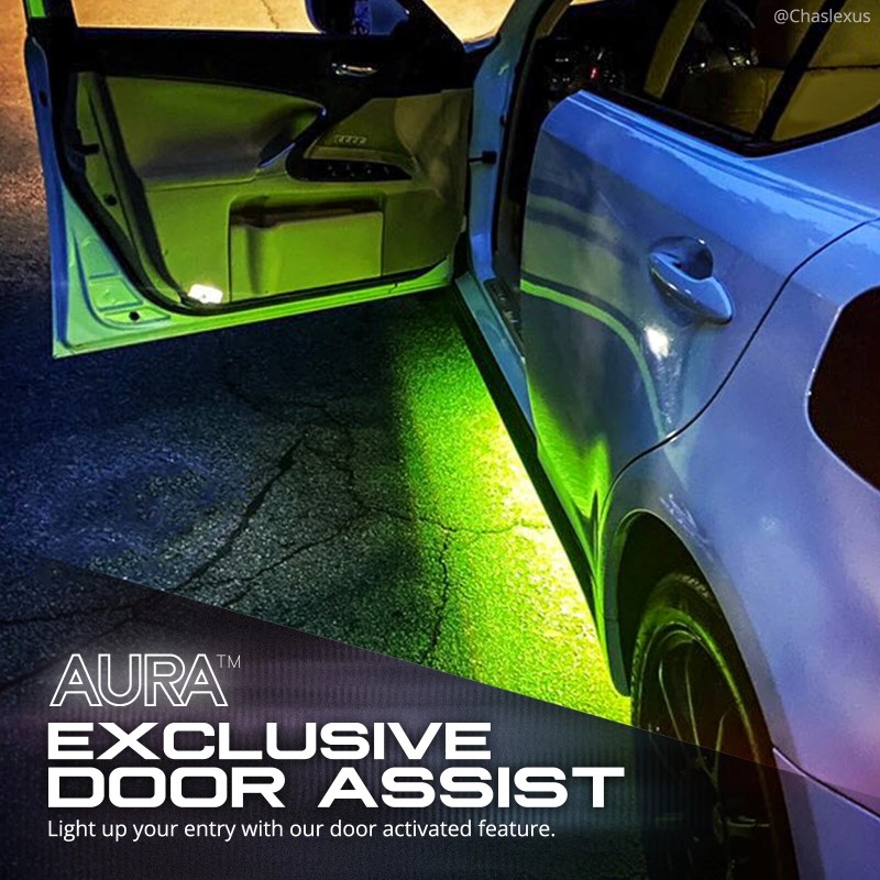 OPT7 Aura All-Color LED Underglow Car Lighting Kit with SoundSync