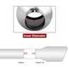 Upower Universal Diesel Trucks Car Exhaust Tip 4 Inch Inlet