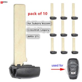 Unbranded 10x for Subaru Ascent Crosstrek Legacy WRX STI Smart Remote Emergency Key Blade