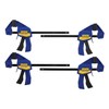 IRWIN Quick-Grip 1964758 One-Handed Mini Bar Clamp 4 Pack, 6",