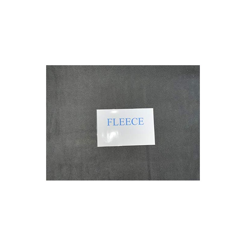 60” Wide 100% Polyester Anti-Pill Charcoal Fleece