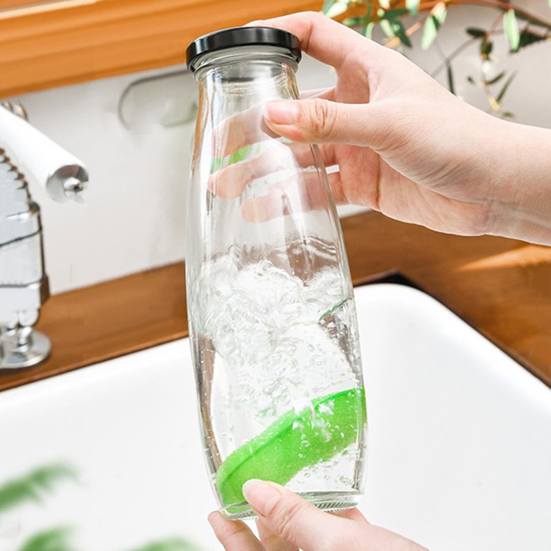 Beans Shaped Bottle Cleaning Sponge, Bottle Sponge, Heat Resistance Bottle
