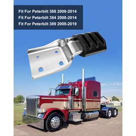 HUQUZN Upper Hood Guide Bracket Fit for Peterbilt 384 388 2008-2014 Peterbilt 389 2008-2019, Stainless Steel Hood Guide Bracket Replace L11-6133 MPB75133 L116133, 2PCS