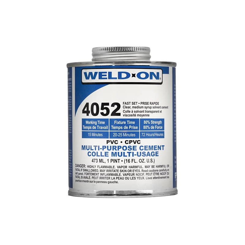 SCIGRIP IPS Weld-On #4052 Adhesive (Pint) with Applicator Bottle and