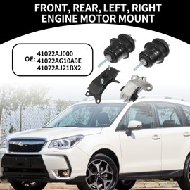 Partuto Engine Motor Trans Mount Set No.41022AJ000/41022AG10A9E - Car Front Rear Left Right Automatic Transmission Mount - for Subaru Legacy 2.5L 3.6L 1 Set