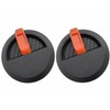 Firsgrill professional replacment Blackstone Griddle grills valve Knobs (2-Pack Black)