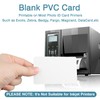 20 Pack Premium Blank PVC Cards, CAETOUNG CR80 30 Mil