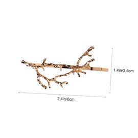 BIUDECO 10Pcs Creative Alloy Hairpins Chic Antler Branch Design Hair Accessories for Women Stylish Headdress Clips for All Hairstyles Silver Gold Antique Copper and Antique