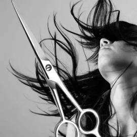 Sangpum Sangse Seolmyeong Chamjo 전문 미용사용 스테인레스 스틸 헤어 커팅 가위 미용실 이발사용 [6.5inch] Professional Beauty Stainless Steel Hair Cutting Scissors for Salon Use [6.5inch]