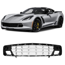 TMNIFLEG Front Grill Grille Compatible with Corvette C7 2014 2015 2016 2017 2018 2019 ALL Models Front Bumper Lower Grille Cover