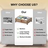 Under Bed Storage Containers With Wheels - 2 Pcs Bamboo