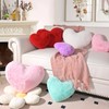 Yhoelata Heart Cushion, Rose Red Heart-Shaped Cushion, Cuddly Cushion, Love