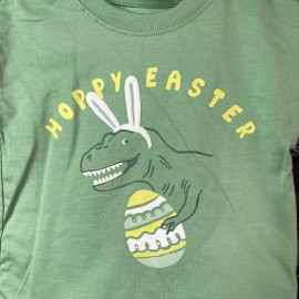 Carter's Carters Just One You 18 Month 2-pk Green T-Rex easter top & striped top