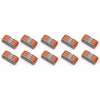 Xotic Tech 10pcs 3-Pin Miniature Quick Wiring Connectors for LED