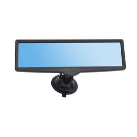 Rear View Mirror Suction Cup Rearview Mirror Wide Angle Hidden Aromatherapy 360° Adjustment Angle Rear View Mirror for Cars Vehicles SUVs Trucks with Magnetic Number