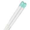 Aoba 316824 Clear Chopsticks Clear Vidro, Light Blue, 9.1 inches