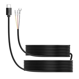 KOLVT Smart Acc Hardwire Kit for Dash Cam Enables Parking Mode Monitor, Converts 12V-24V to 5V/2A Low Voltage Protection.Type-C Port