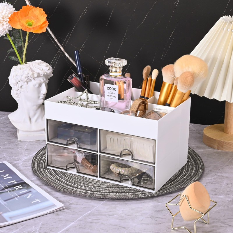 MumdoYAL Schreibtisch Organizer Utensilienschalen - Praktische Schubladen für eine perfekte