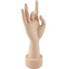 Voloria Practice Flexible Mannequin Hand Nail Display with Soft Fingers