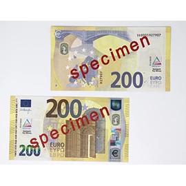 WISSNER active learning 100 Banknotes 200 Euro, In a Poly Bag