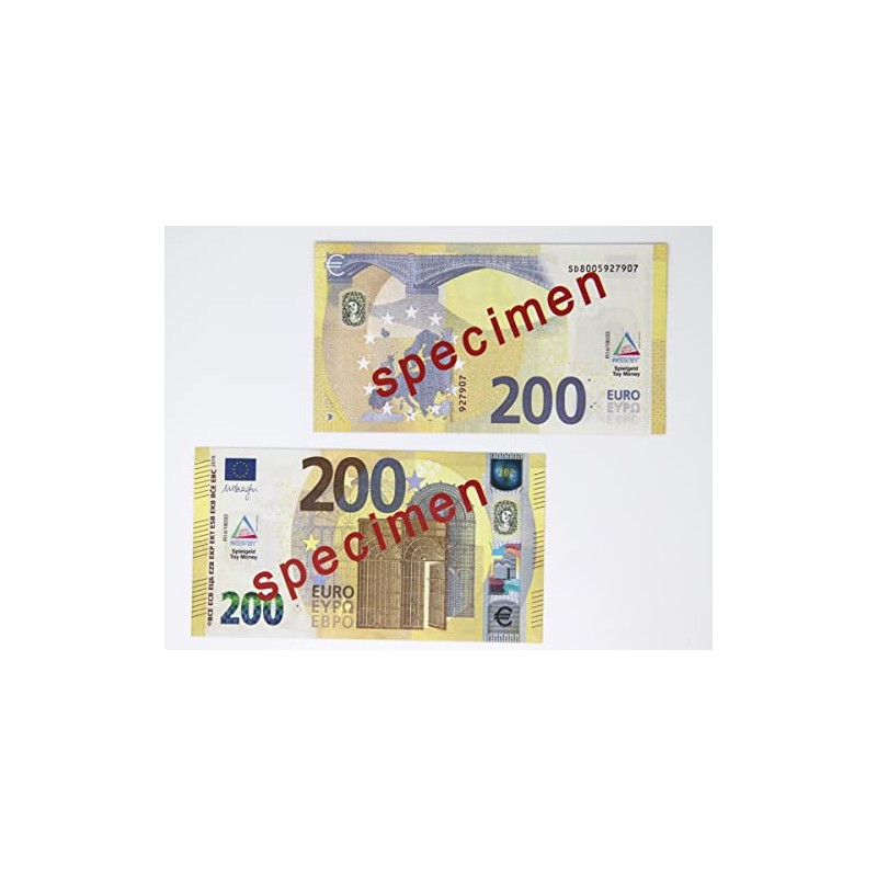 WISSNER active learning 100 Banknotes 200 Euro, In a Poly