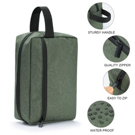 Etercycle Toiletry Bag for Men, Portable Travel Toiletry Organizer Bag,Shaving Bag for Toiletries Accessories (Army Green)