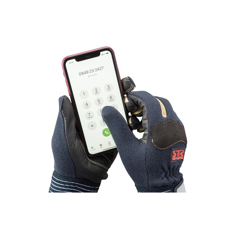 [TONBOREX] Kevlar Fiber Reflective Gloves K-703 Orange L Size (Tonbolex)