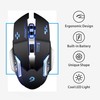 Uciefy Q85 Rechargeable Wireless Gaming Mouse, 2.4G LED Optical Silent