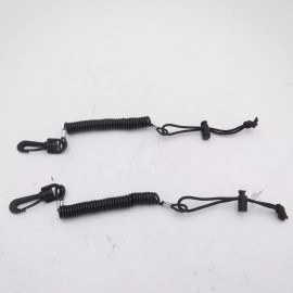 2Pck Pool & Accessories Diving Cylinder Anti-Lost Oxygen Tank Rope Lanyard Black