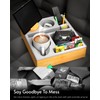 Couch Cup Holder Tray - Couch Organizer Caddy, Silicone Beach