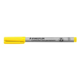 Staedtler Lumocolor non-permanent B - Marcador (Amarillo)